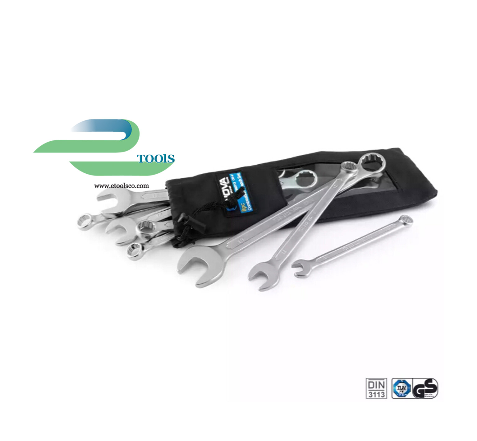 آچار یک سرتخت یک سررینگی 12 عددی نووا مدل NTS 1068